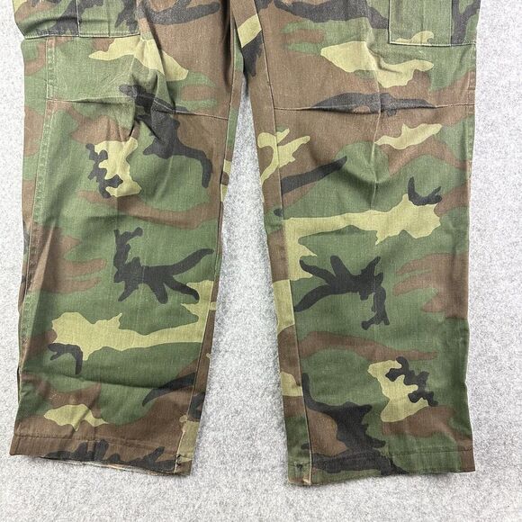 Vintage Gung Ho Burk Camo Pants Mens 34 Military Cargo Y2K Distressed USA Made* - Picture 5 of 16